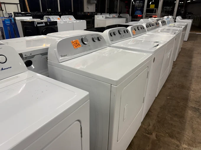Top-load washers and dryers